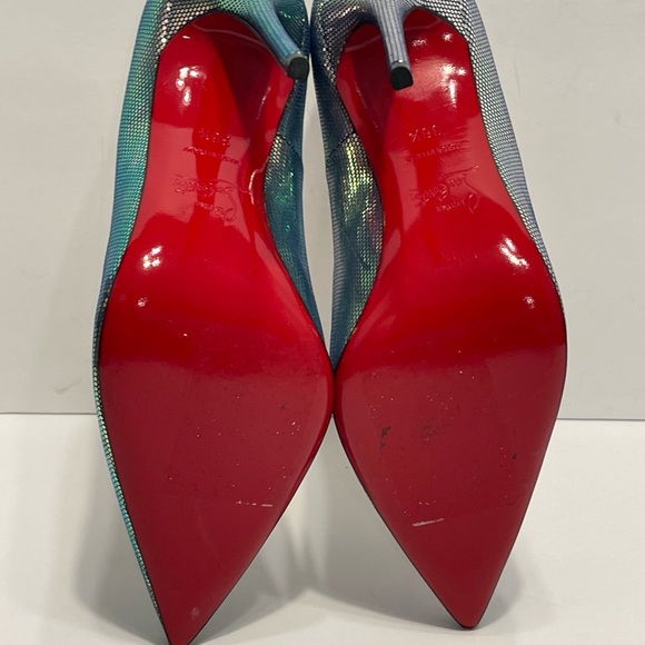 Christian Louboutin Tissu Scarabe So Kate 120 Pumps Size 361/2 - Picture 11 of 14